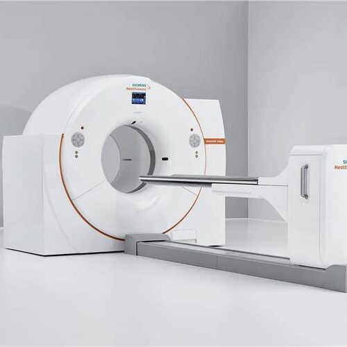 siemens healthineers ct scanner in a clean radiology suite used for advanced diagnostic imaging