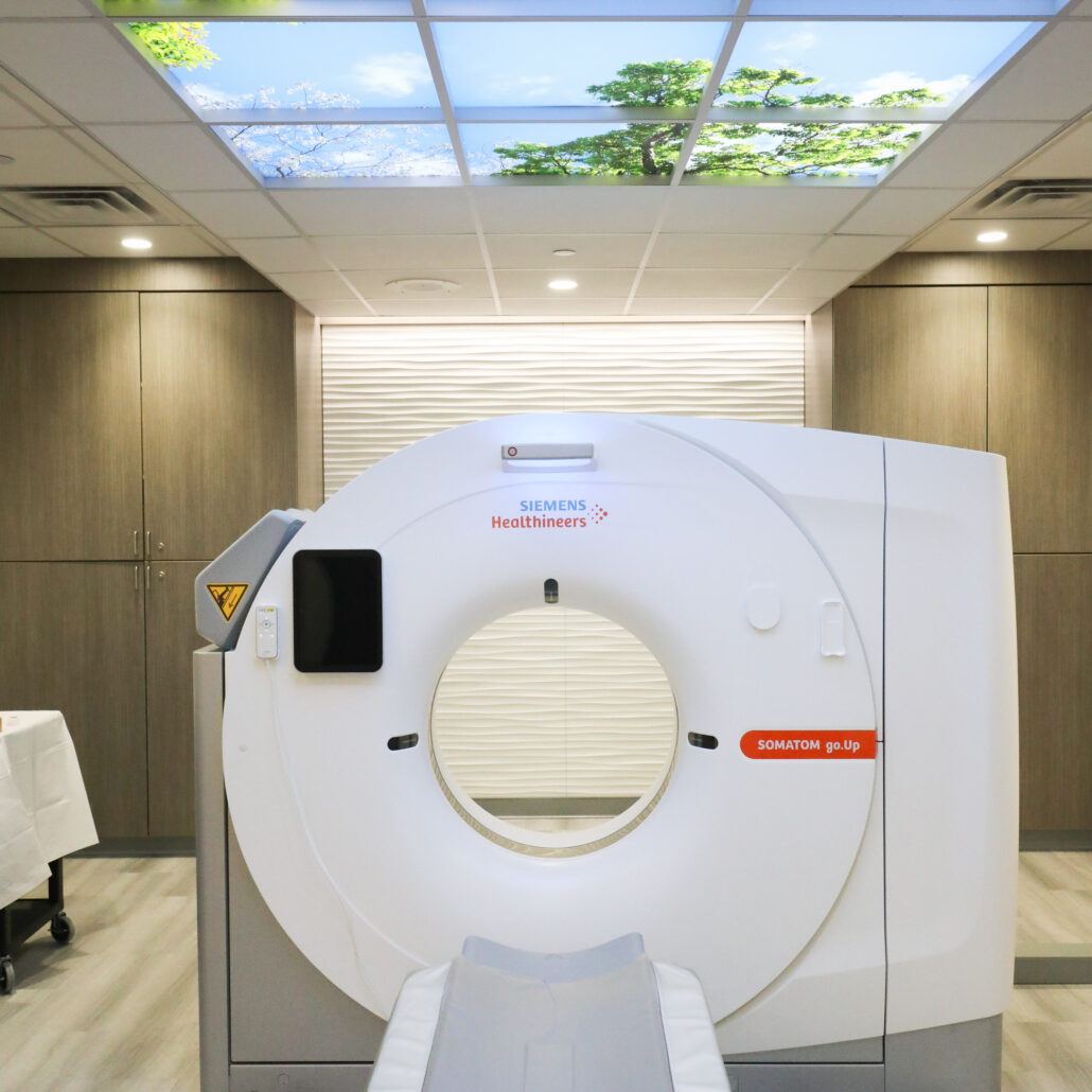 advanced siemens healthineers ct scanner in modern imaging suite designed for patient comfort and precision